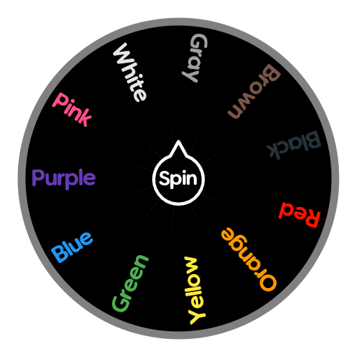 Color Spin Sample Colors | Spin The Wheel - Random Picker
