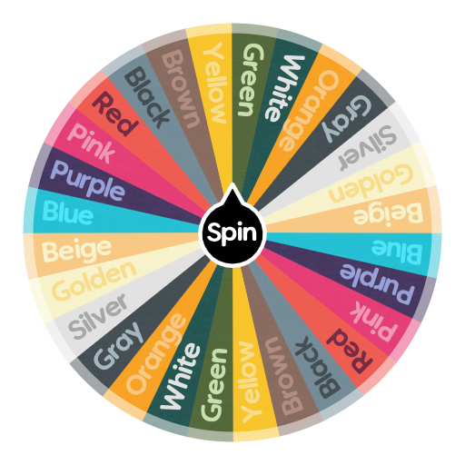 Colours Spin The Wheel Random Picker