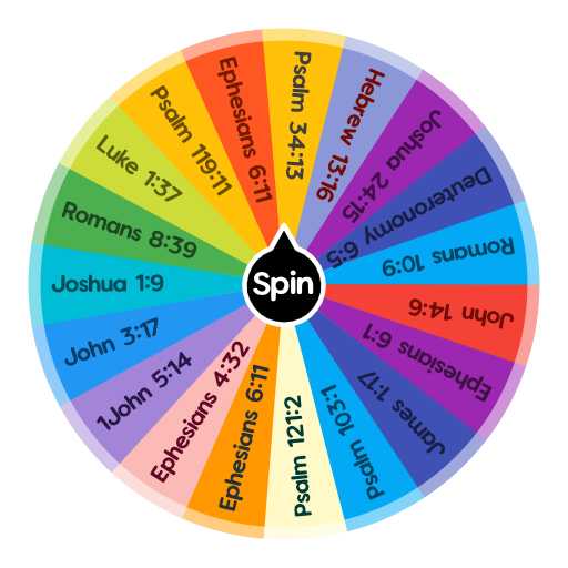 Bible Verse Spin Wheel - Random Picker