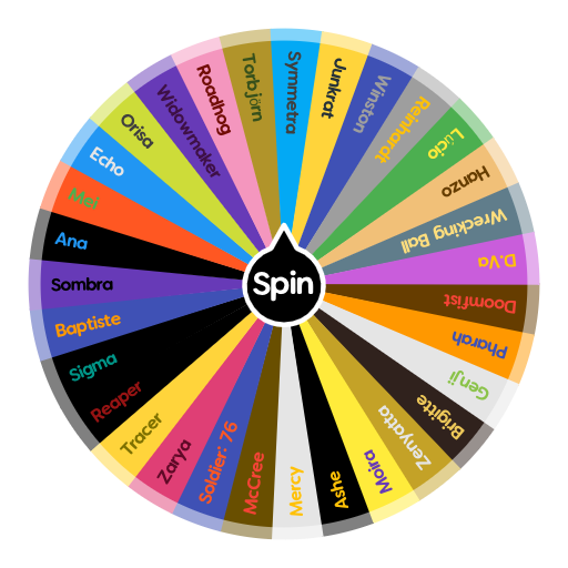 Copy of Overwatch Hero selector | Spin The Wheel App