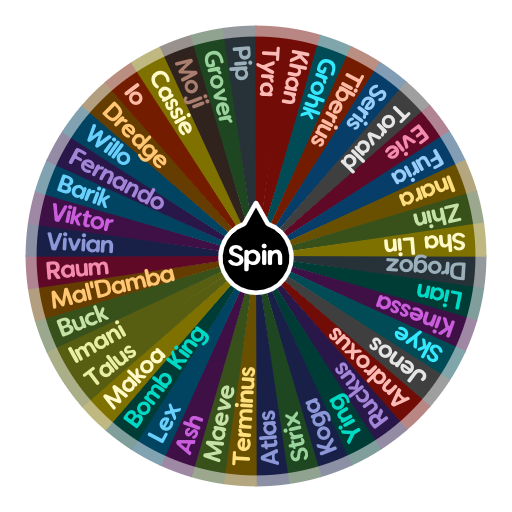 Paladins | Spin The Wheel App