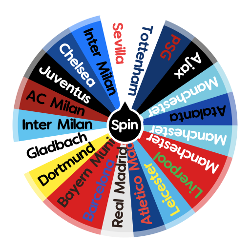 Soccer Teams | Spin the Wheel - Random Picker