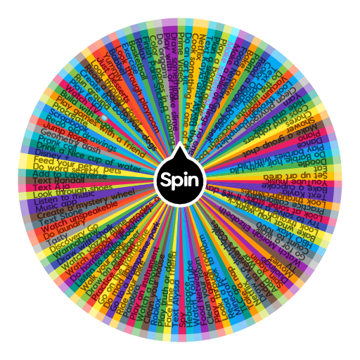 things to do when bored | Spin The Wheel App