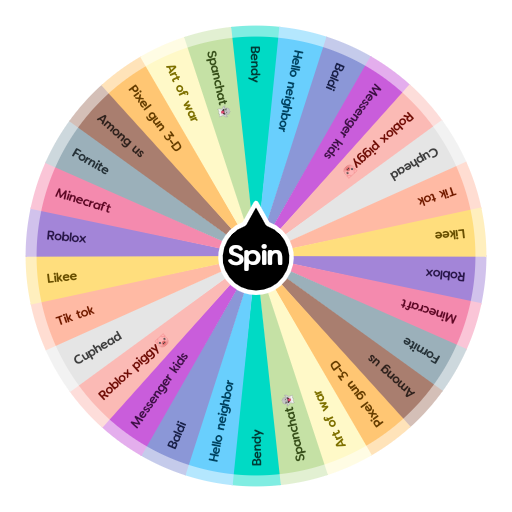 What should I play | Spin The Wheel App