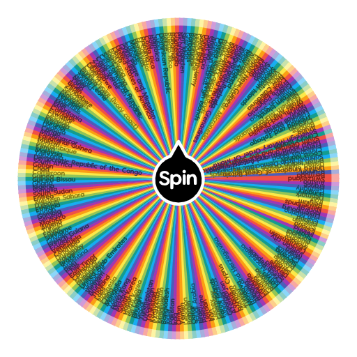 Countries Spin the Wheel Random Picker