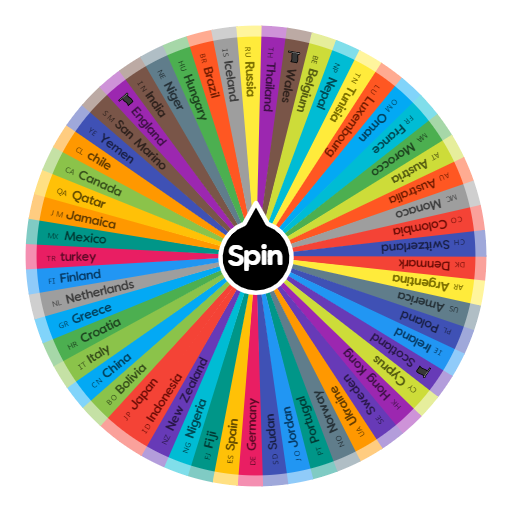 Countries | Spin The Wheel App