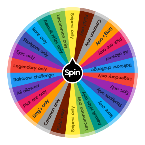 Creative destruction solo challenges | Spin the Wheel - Random Picker