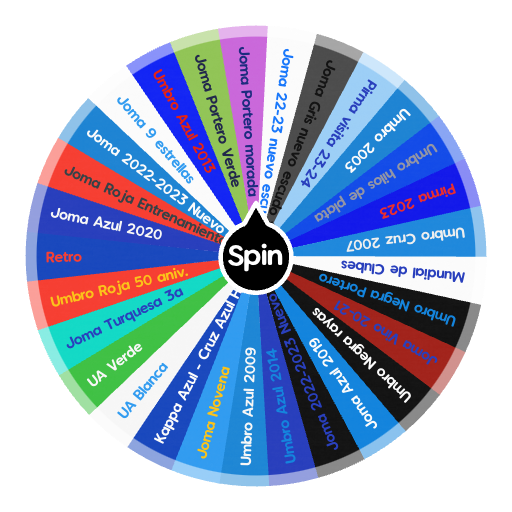 Cruz Azul Jerseys | Spin the Wheel - Random Picker