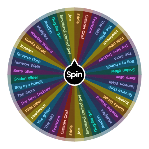 CW flash Season 1 | Spin the Wheel - Random Picker