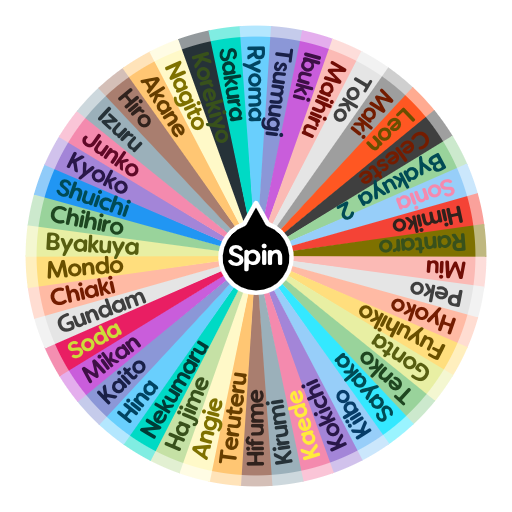 Danganronpa All | Spin The Wheel App