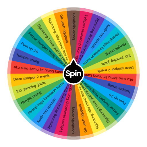Dare Indonesia Spin the Wheel Random Picker