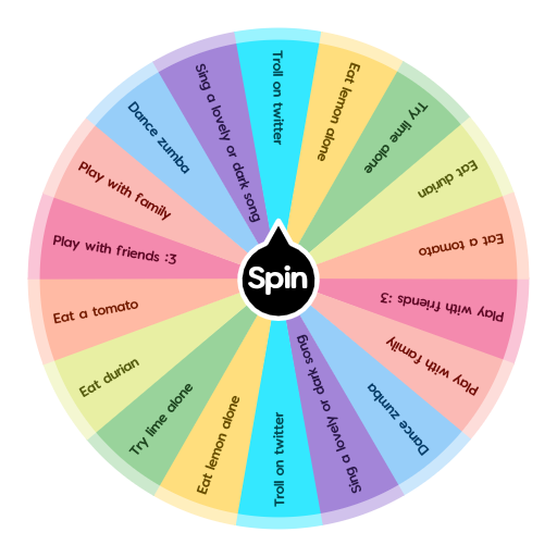 Dares & fun stuff mixed together Spin The Wheel App