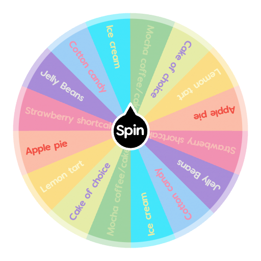 🥰😍🥺👍 DESSERTS FOOD /PERIOD FOOD 😍 👍 Spin the Wheel Random