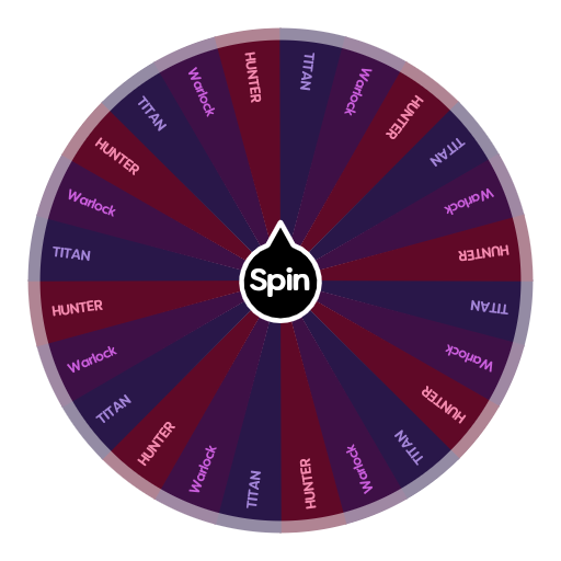 Destiny 2 character selection Spin The Wheel App