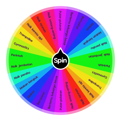 Diskusi Bersama Keluarga Besar Saya | Spin The Wheel - Random Picker