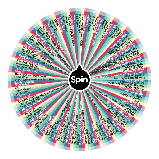 What Anime Should I Watch  Spin the Wheel  Random Picker
