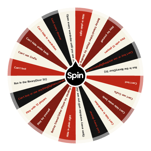 😈DOORS CHALENGES🚪 Spin the Wheel Random Picker