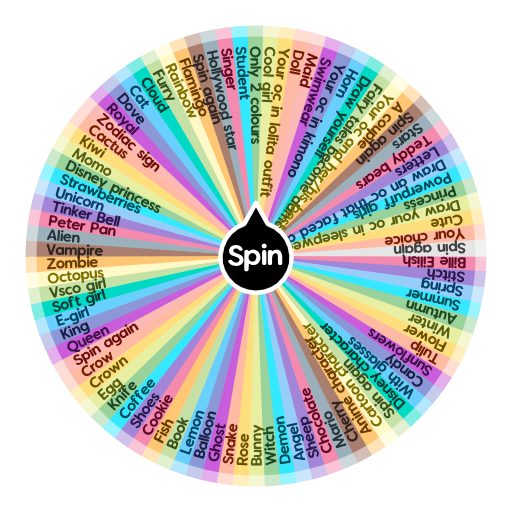 Drawing challenge Spin the Wheel Random Picker