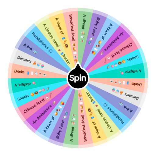 Food Spinner Wheel - Food Wheel Generator will help you choose in seconds  by BravoWheel