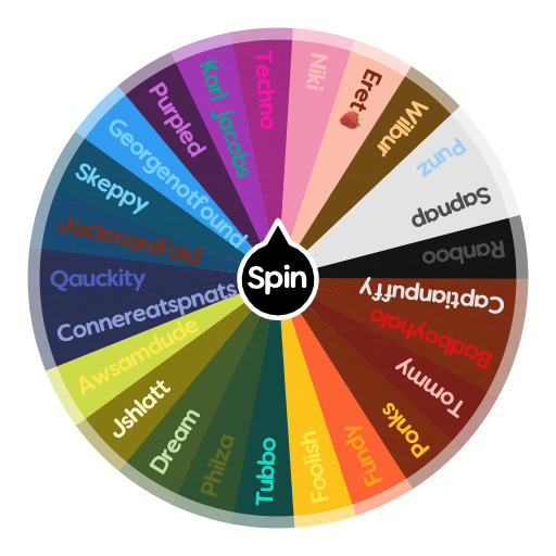 Dreamsmp members | Spin The Wheel App