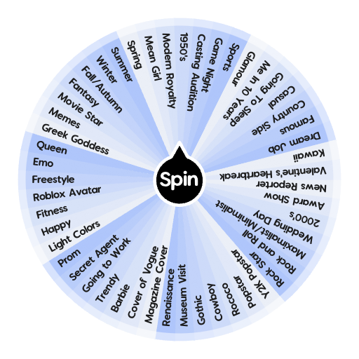 Dress To Impress Themes | Spin The Wheel - Random Picker