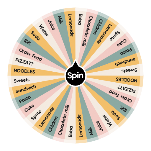 Food and Drink  Spin the Wheel - Random Picker