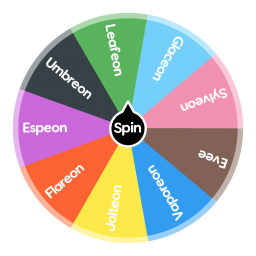 Eeveelutions | Spin The Wheel - Random Picker