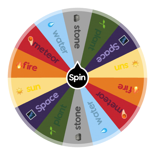 Elements Spin The Wheel Random Picker