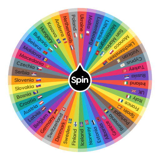 Europe Spin The Wheel App