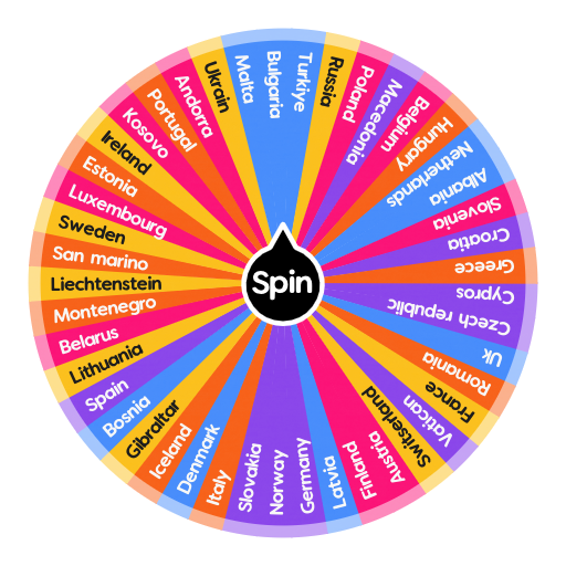 Europe country wheel Spin The Wheel App