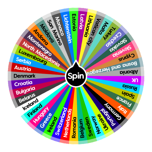 Europe countries | Spin The Wheel - Random Picker