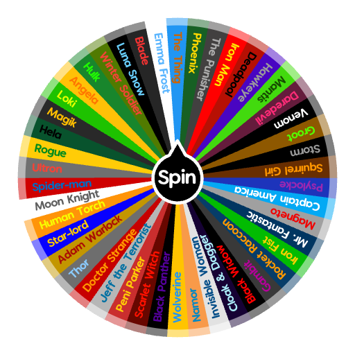 Marvel Rivals Roster Wheel Every Marvel Rivals Hero (JAN 2026) | Spin The Wheel - Random Picker