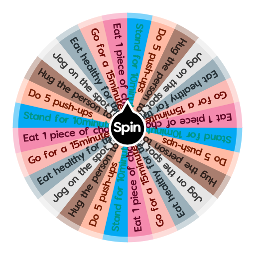 Exercise Wheel Spin the Wheel Random Picker