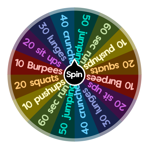 Exercise wheel | Spin the Wheel - Random Picker