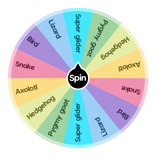 Exotic pets | Spin the Wheel - Random Picker