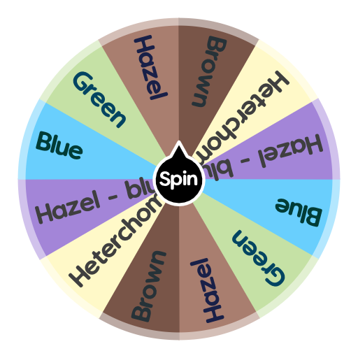 Eye Colour  Spin the Wheel - Random Picker