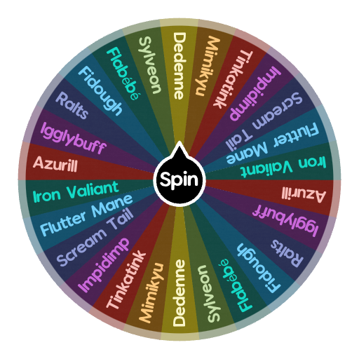 fairy type pokemon spin the wheel