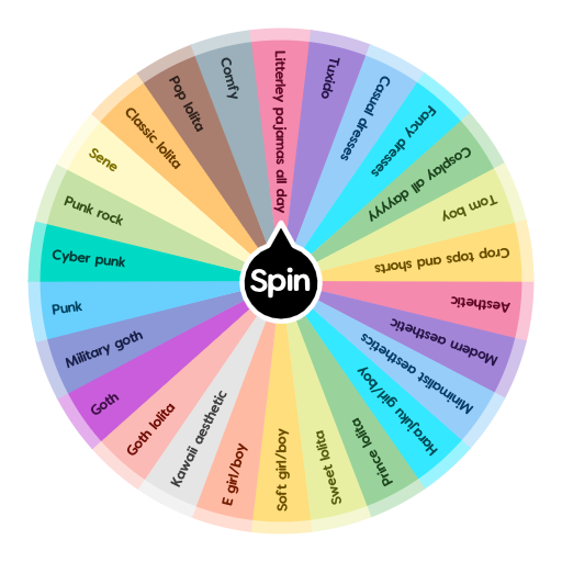 Fashion Spin Wheel - Random Picker