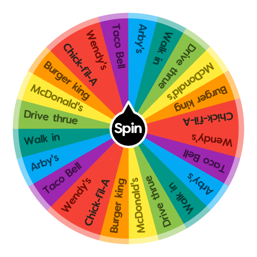 Dinner (Take Out)  Spin the Wheel - Random Picker