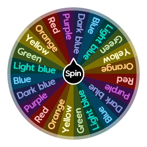 Favorite colour | Spin The Wheel App