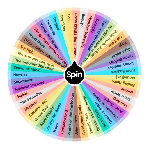 Favorite Disney movie | Spin The Wheel App