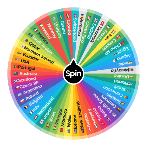 FIFA World Cup Qatar 2022 Teams But Better Spin The Wheel Random