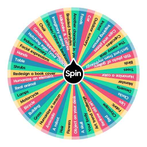 Fill sketchbook Spin The Wheel App