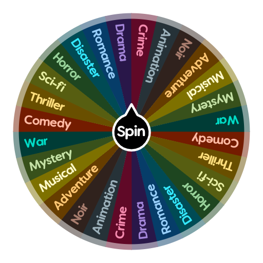 Film Genre Spin The Wheel Random Picker