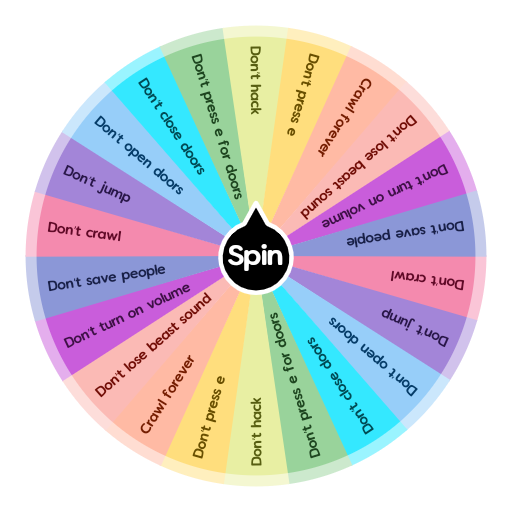 Flee The Facility Challenges Spin The Wheel App