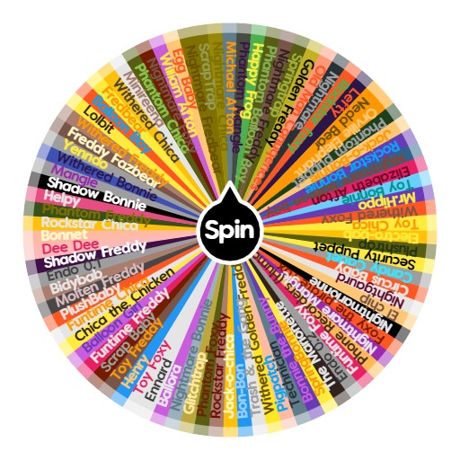Fnaf Characters Spin The Wheel App
