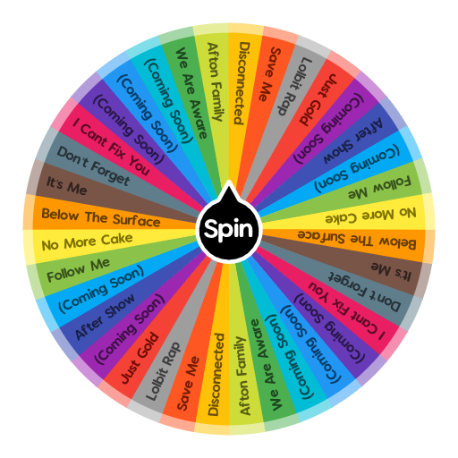 FNAF FANMADE SONGS | Spin The Wheel App