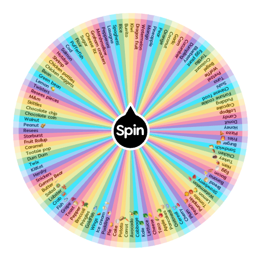 Food Spin the Wheel Random Picker