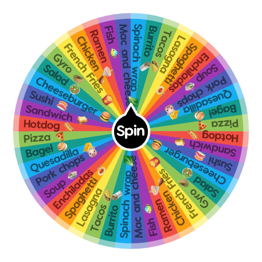 Food and Drink  Spin the Wheel - Random Picker