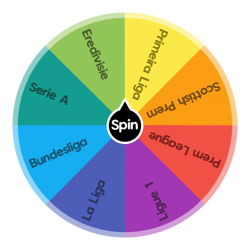 Football Leagues Spin the Wheel Random Picker